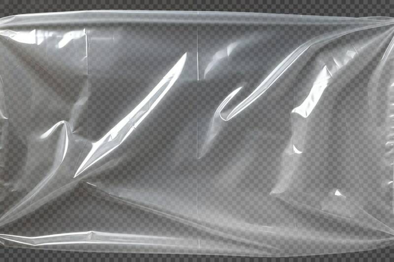 Przezroczysta plastikowa tekstura